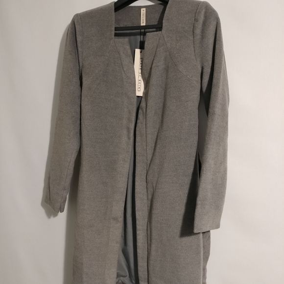 NWT Gray State of Being Phoebe Pea Coat - Picture 5 of 8